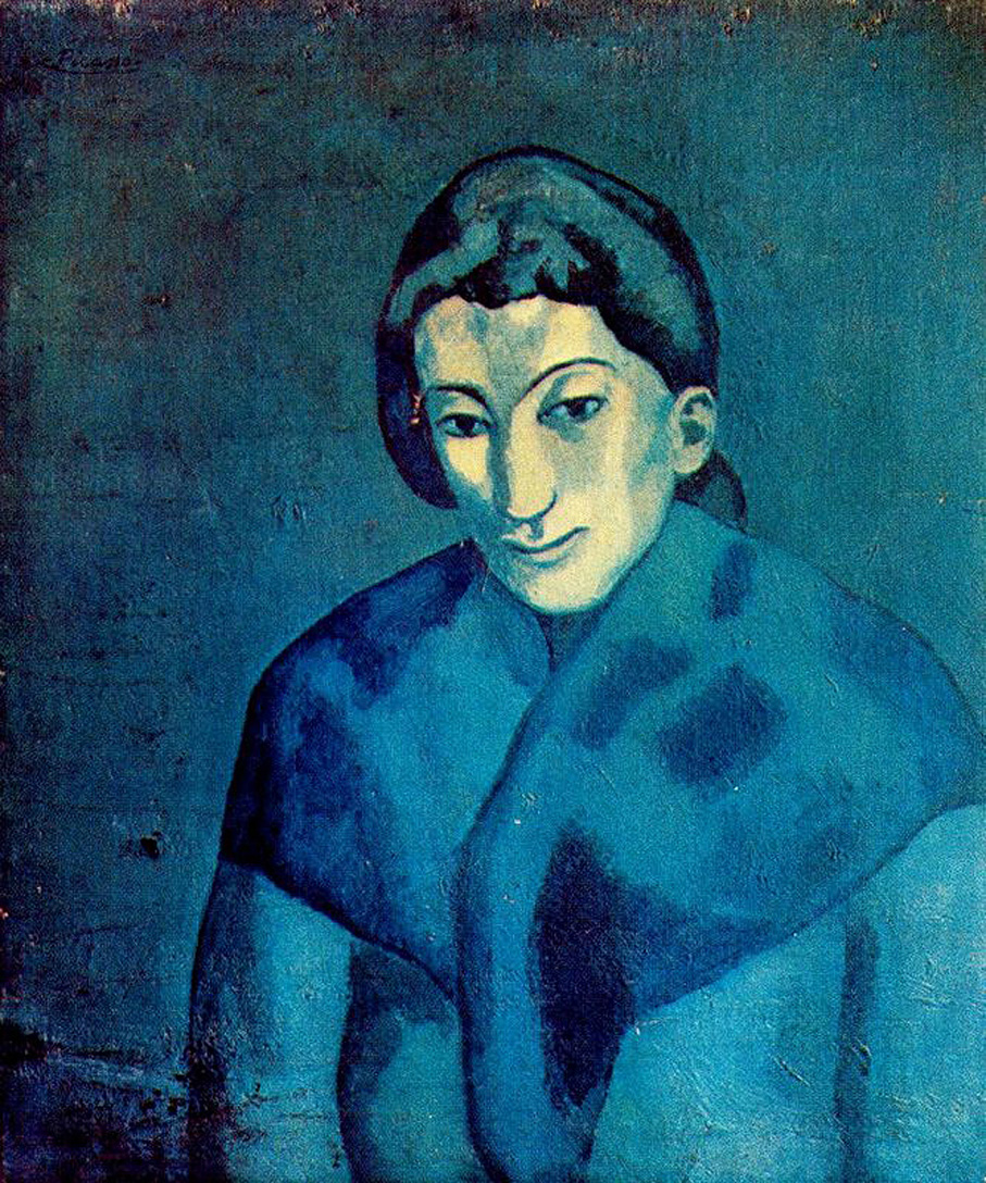 Picasso Woman in a shawl 1902